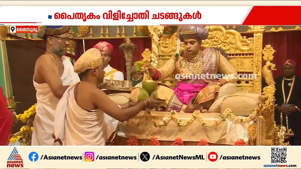 എങ്ങും ദസറ വൈബ്; ഡ്രോൺ ഷോയും  ഫ്ലവർ ഷോയും കമ്പളയും, സ്വർണ്ണപ്രഭയിൽ മുങ്ങി മൈസൂരു നഗരം| Mysuru Dasara