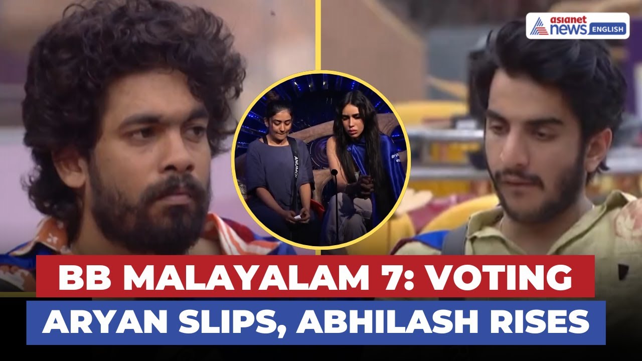 Bigg Boss Malayalam 7 Voting Trends: Aryan in Danger, Abhilash & Noora Lead