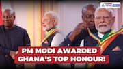 PM Modi in Ghana Receives Highest Civilian Award - ‘Officer of The Order of The Star of Ghana’