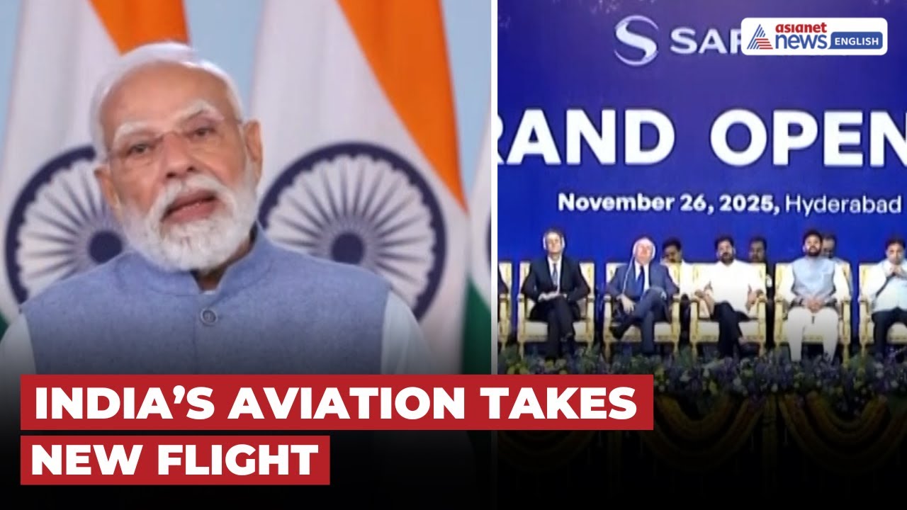 PM Modi Inaugurates Safran MRO Hub | Aviation Sector is ‘Taking a New Flight’