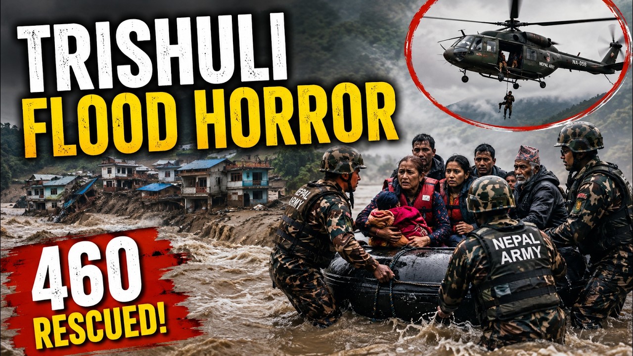Nepal Floods: Army Rescue 460 People | Trishuli Flash Flood Horror | World News