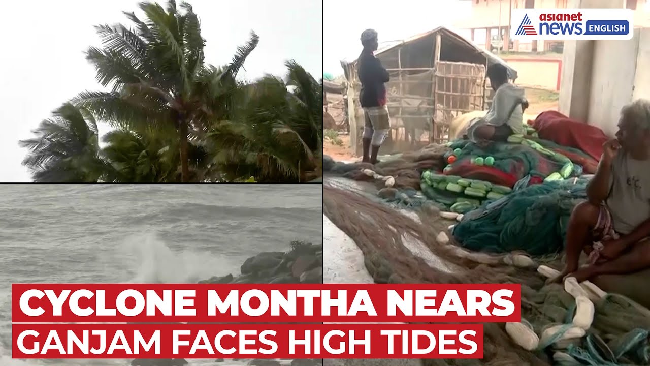 Odisha’s Ganjam Braces For Cyclone Montha, High Tides & Strong Winds Hit Coast