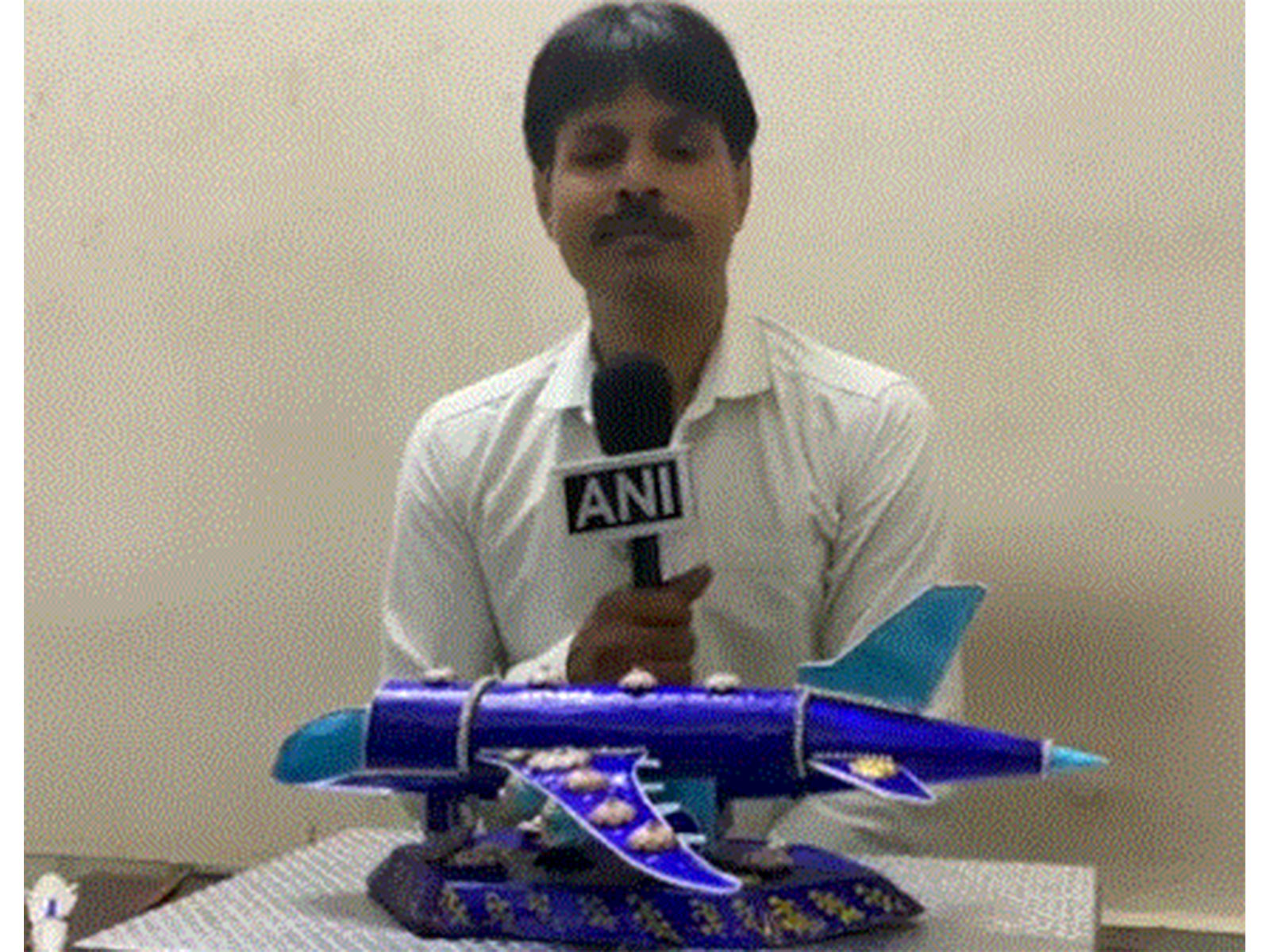 Varanasi Artisan Crafts Silver Fighter Jet Inspired by Air Show Demo