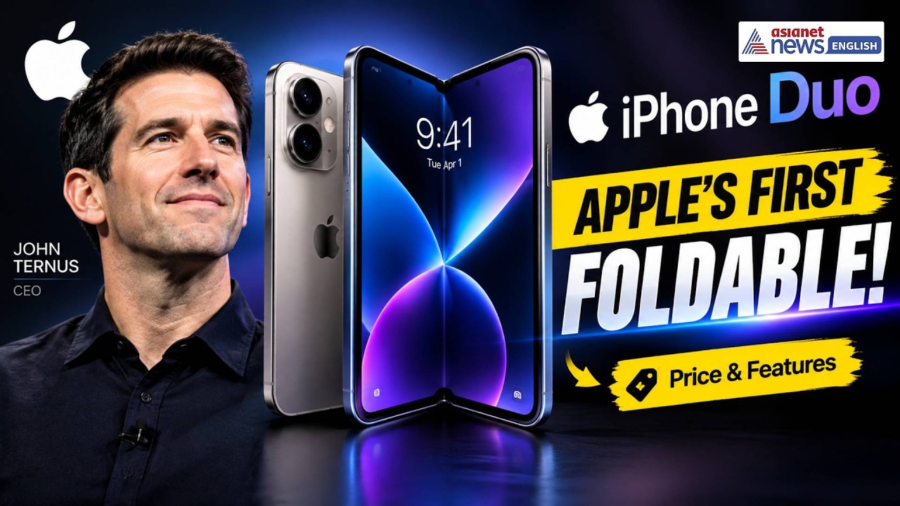 Apple Unveils iPhone Duo: FIRST FOLDABLE iPhone Debuts Under New CEO John Ternus