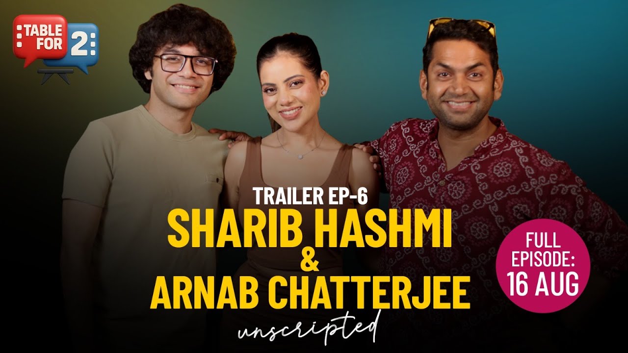 Sharib Hashmi & Arnab Chatterjee on Table For Two: Family Man 3 to Murderbaad | Trailer