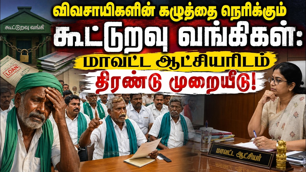 விவசாயிகளின் கழுத்தை நெரிக்கும் கூட்டுறவு வங்கிகள்: மாவட்ட ஆட்சியரிடம் திரண்டு முறையீடு