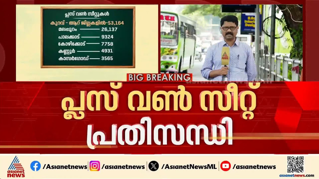 മലബാറിൽ പ്ലസ് വൺ സീറ്റ് പ്രതിസന്ധി; ആശങ്കയിൽ രക്ഷിതാക്കൾ | Plus One Seat