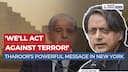 Shashi Tharoor Calls for GLOBAL UNITY Against Terrorism at 9/11 Memorial!