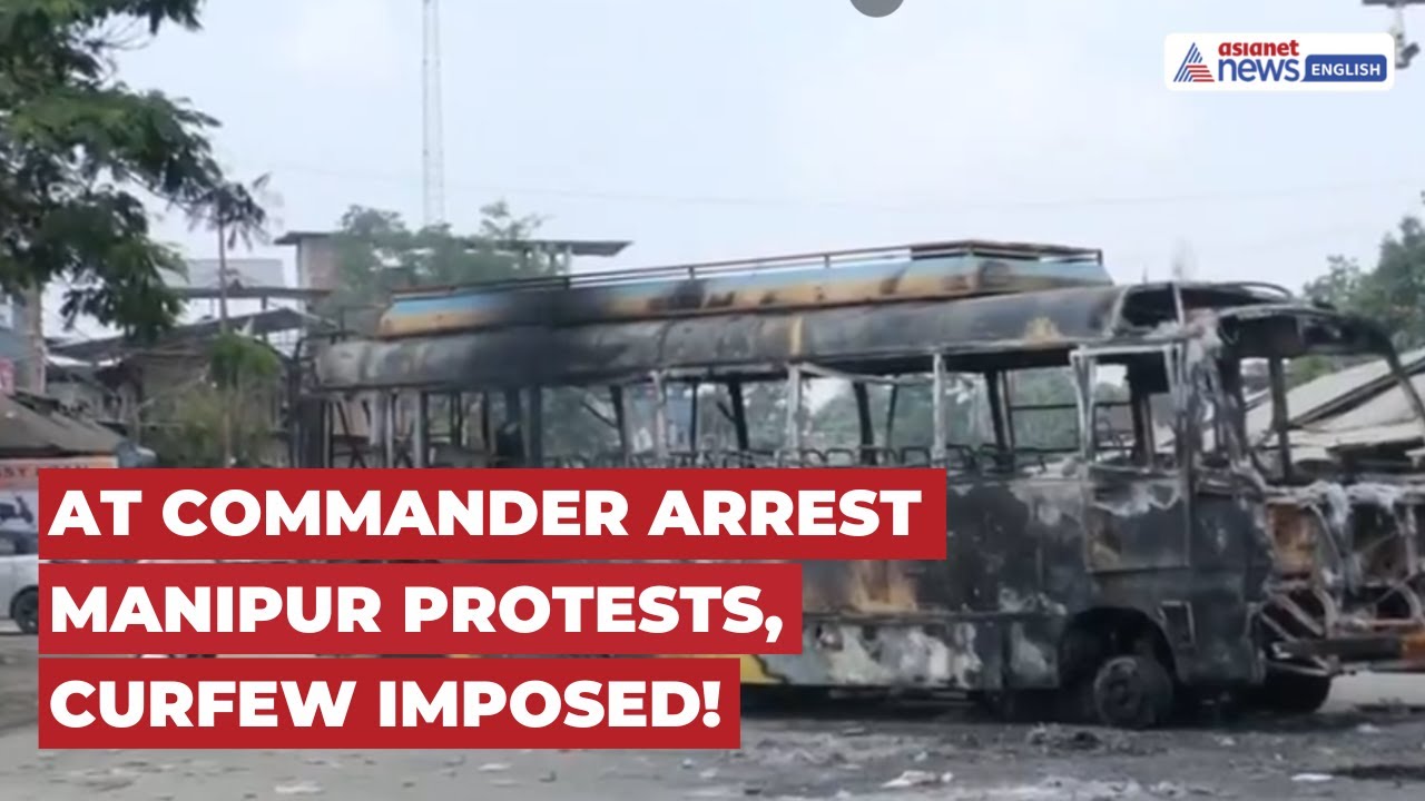 Manipur Tense After AT Commander Asem Kanan’s Arrest | Protests Erupt, Curfew Imposed