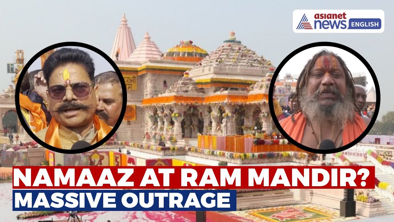 Ayodhya: Kashmiri Man Attempts to Pray Namaaz at Ram Mandir | Massive Outrage