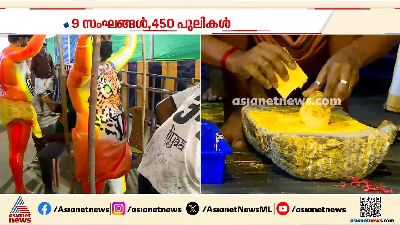 'പുലിക്കളി ഞങ്ങൾക്ക് ഒരു വികാരം’; കപ്പ് ലക്ഷ്യമിട്ട് തൃശ്ശൂരിൽ ഇന്ന് പുലിയിറങ്ങും