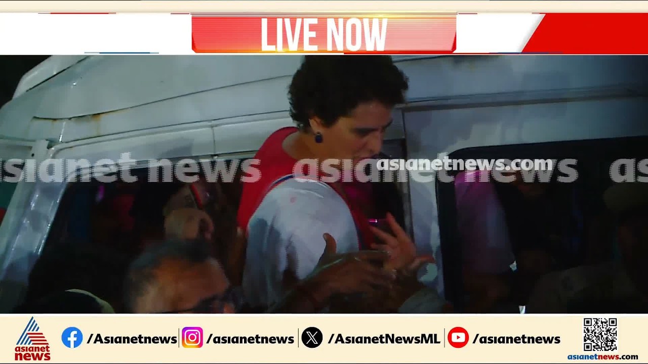 പ്രതിരോധവുമായി പ്രിയങ്ക ​ഗാന്ധി, ബലം പ്രയോ​ഗിച്ചിട്ടും വാഹനത്തിൽ കയറ്റാൻ കഴിയാതെ ദില്ലി പൊലീസ്