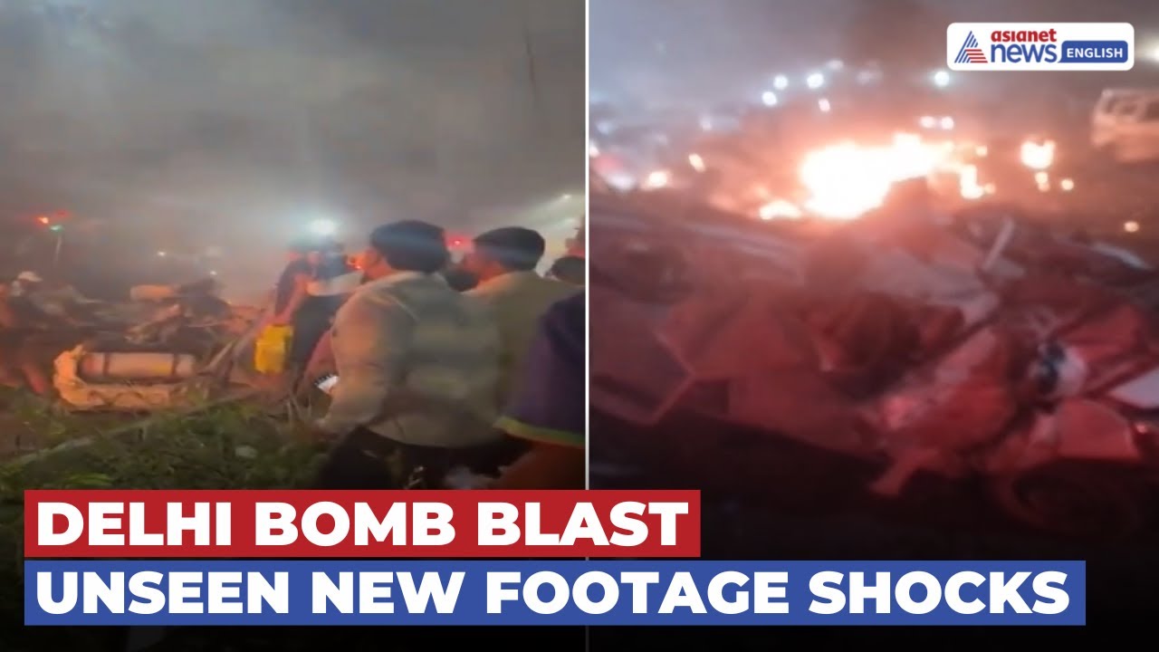 Caught on Cam: Unseen Red Fort Blast Footage Shocks Delhi