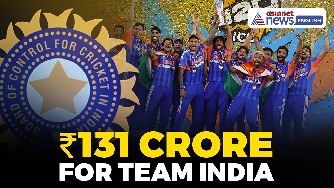 BCCI Announces ₹131 Crore Reward For Team India After T20 World Cup Glory