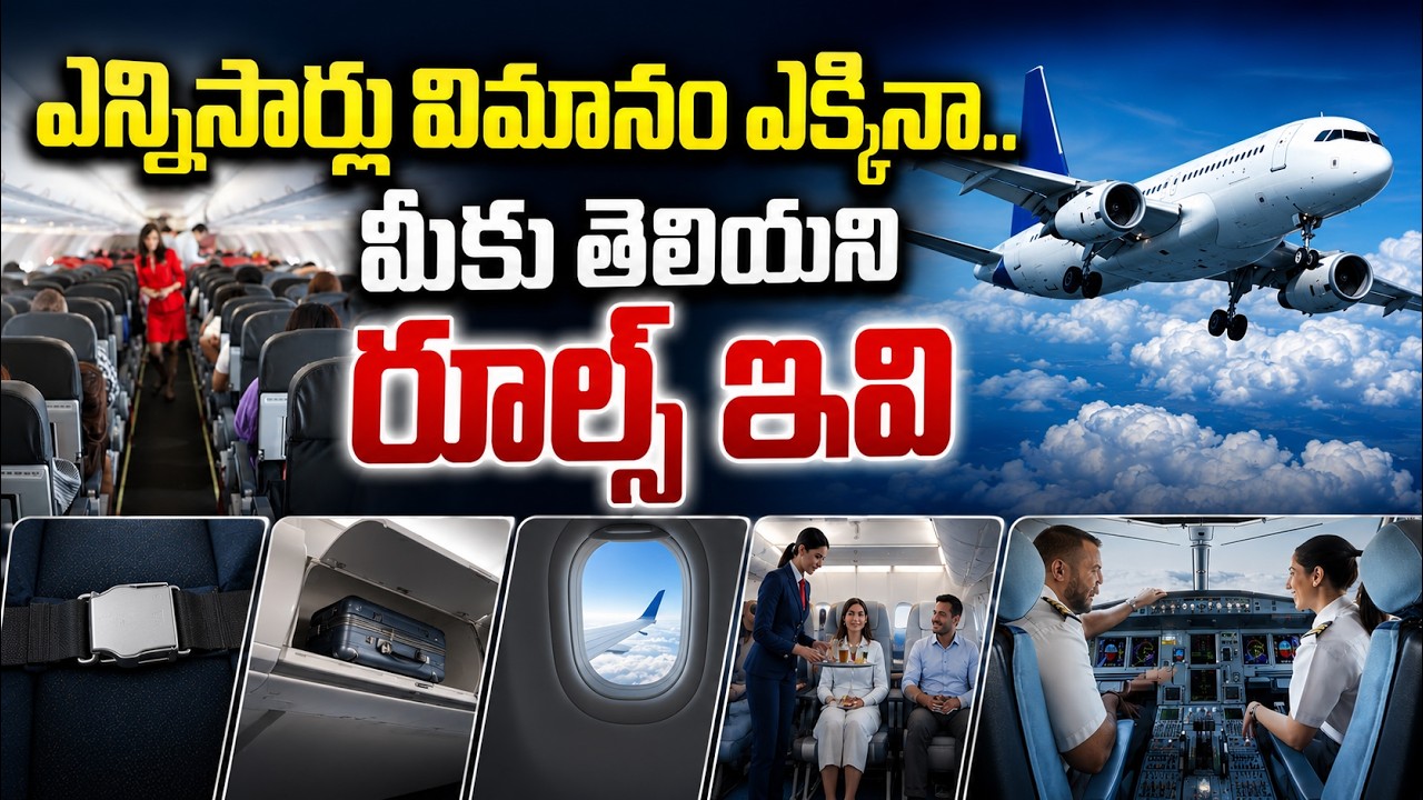 ఎన్నిసార్లు విమానం ఎక్కినా.. మీకు తెలియని రూల్స్ ఇవి | Flight Rules Most Passengers Don't Know
