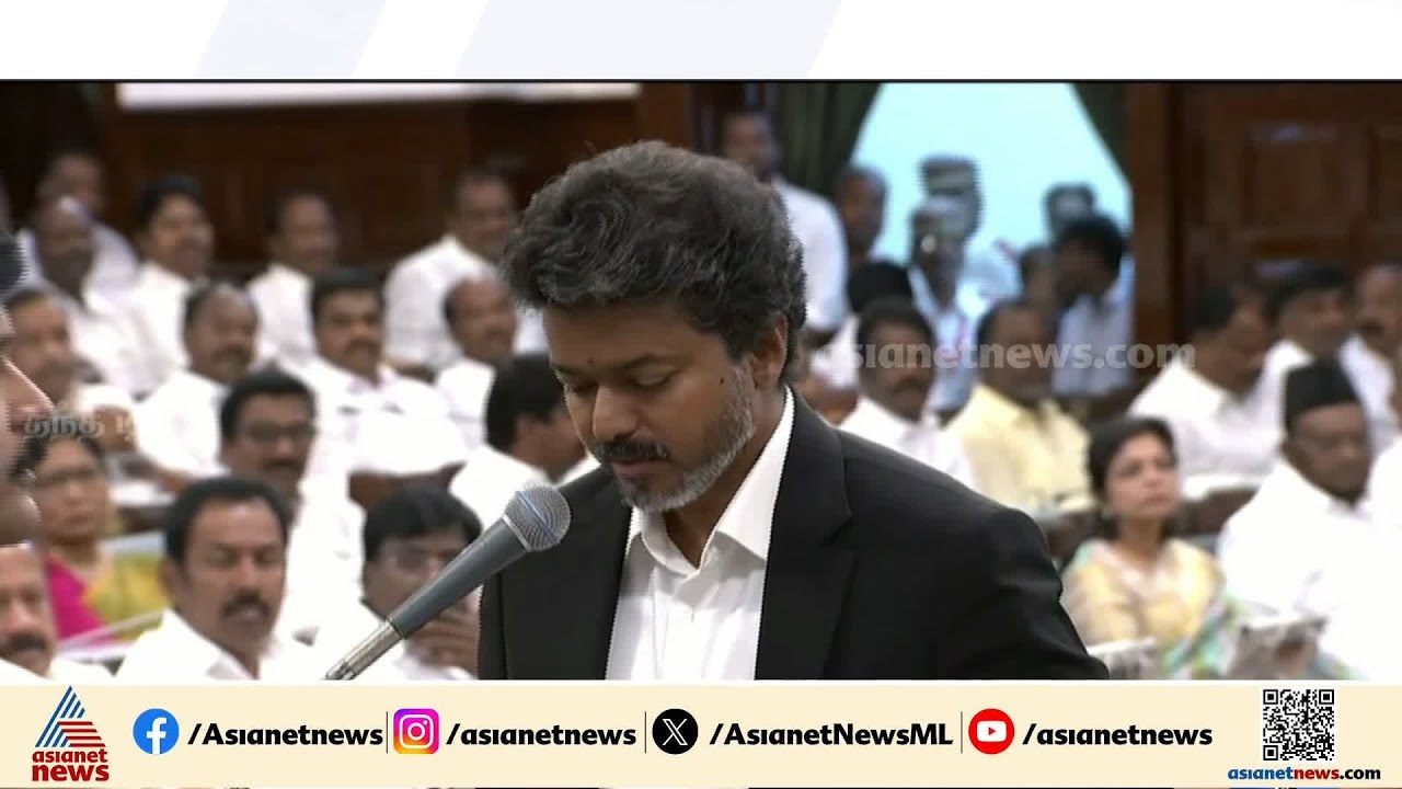 വിജയ് സത്യപ്രതിജ്ഞ ചെയ്‌തു; മറ്റുള്ള അംഗങ്ങളും സത്യപ്രതിജ്ഞ ചെയ്യുന്നു