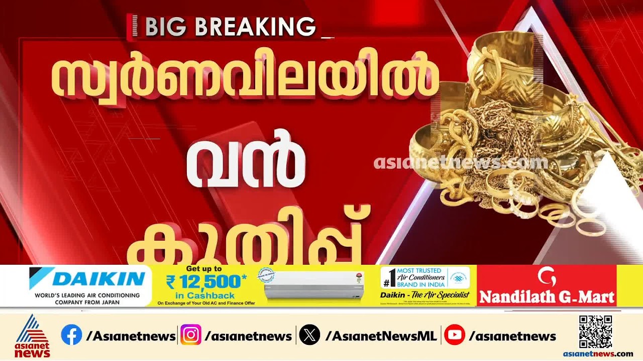 സ്വര്‍ണ വിലയിൽ വൻ വര്‍ദ്ധനവ്; ഗ്രാമിന് 395 രൂപ കൂടി; പവന് 1,16,800 രൂപ| Gold Price