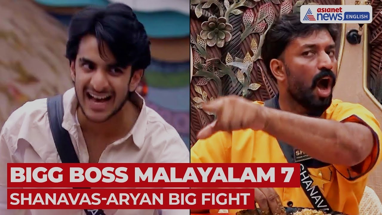 Bigg Boss Malayalam 7: Shanavas and Aryan’s Explosive Dining Area Showdown!