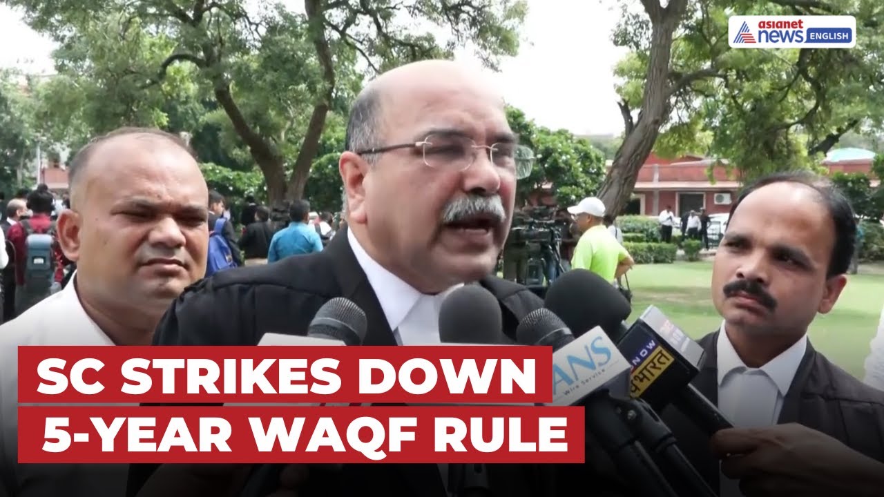 BIG: Supreme Court Halts 5-Year Practice Rule in Waqf Act