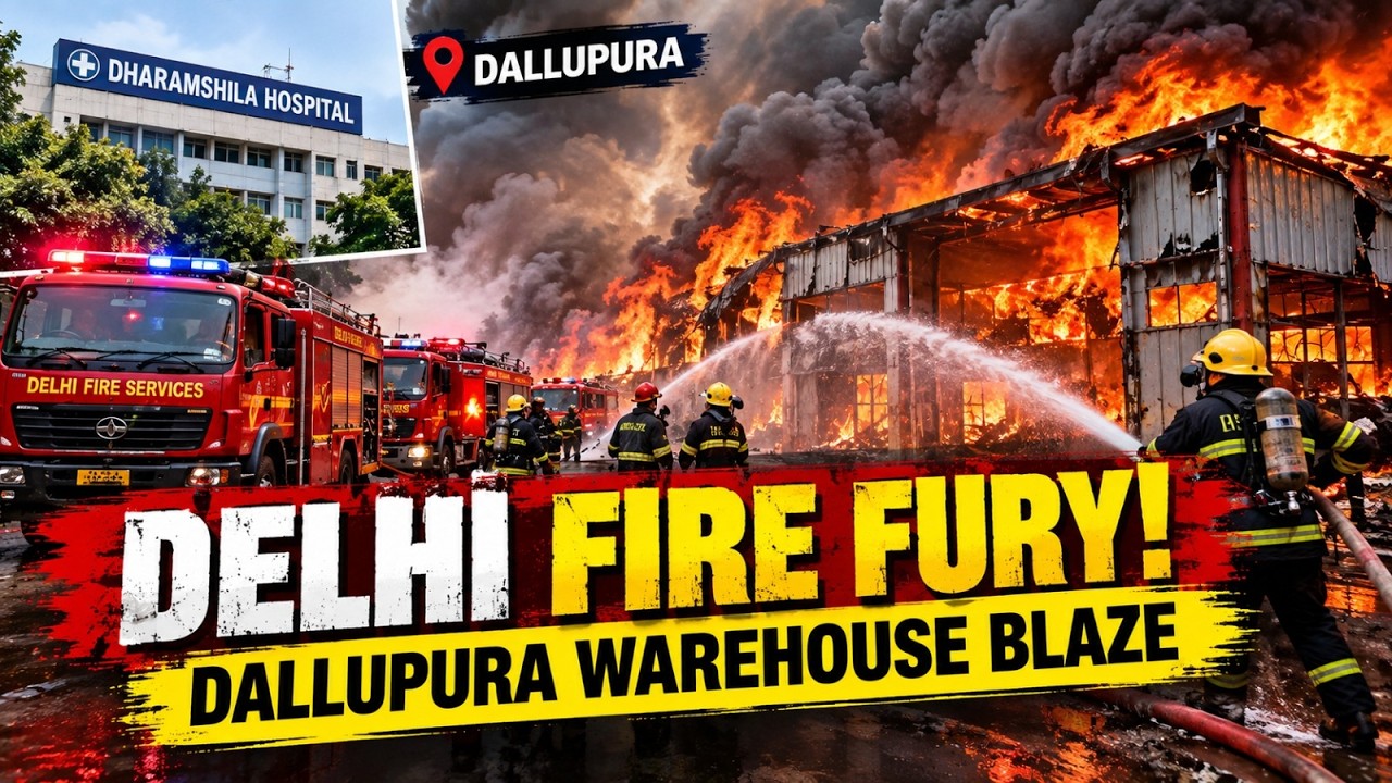Delhi Fire Fury: Warehouse Blaze in Dallupura | Dharamshila Hospital | NCR News