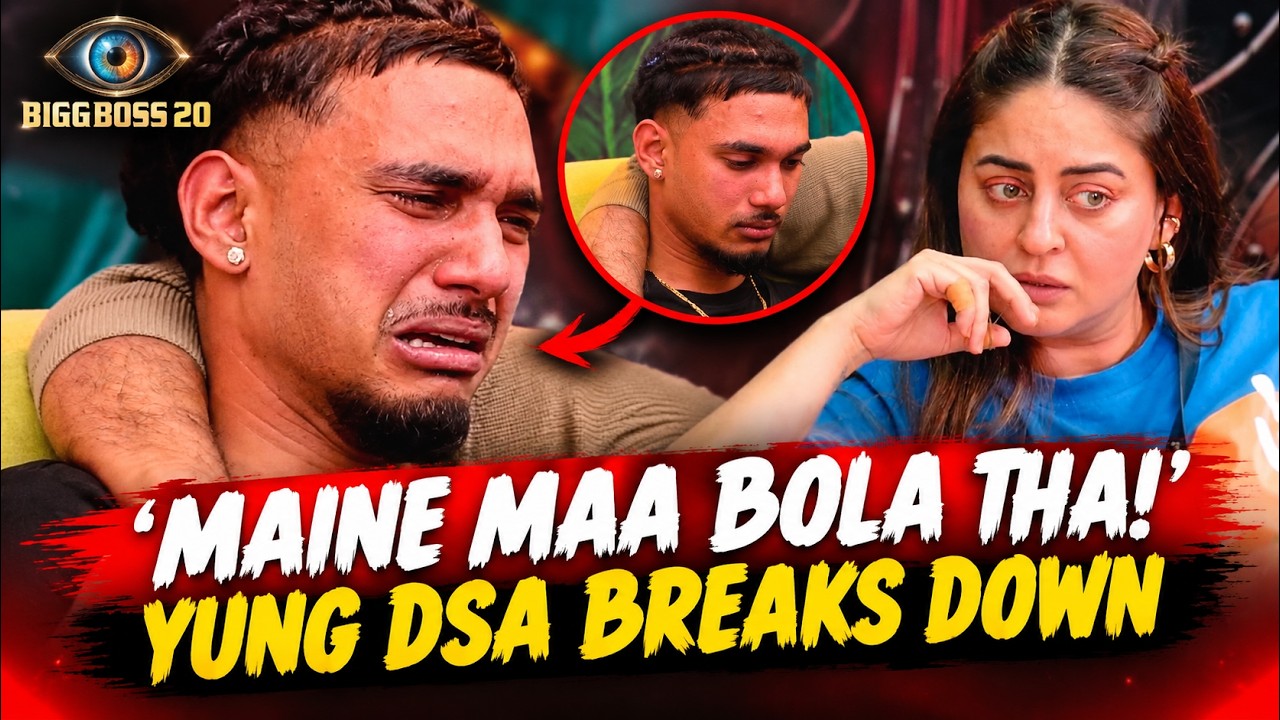 Bigg Boss 20: Yung DSA CRIES After Mahhi Vij Rejects Him | 'Maine Maa Bola Tha Re'
