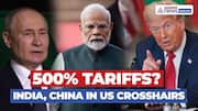500% Tariffs? US Sanctions Bill May Hit India, China Over Russian Oil