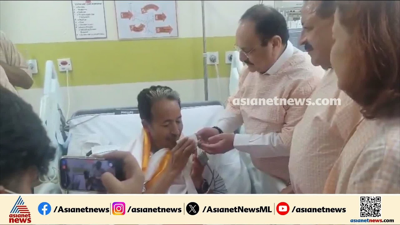 കേന്ദ്രമന്ത്രിമാര്‍ നേരിട്ടെത്തി ചര്‍ച്ച; 26 ദിവസത്തെ നിരാഹാര സമരം അവസാനിപ്പിച്ച് സോനം വാങ്ചുക്ക്