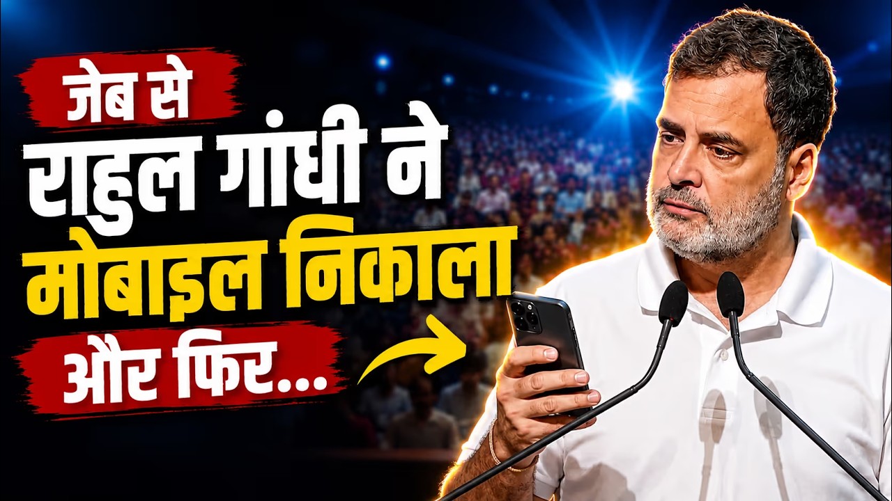 जेब से राहुल गांधी ने मोबाइल निकाला और फिर… पूरा हॉल देखता रह गया! | Students & Technology