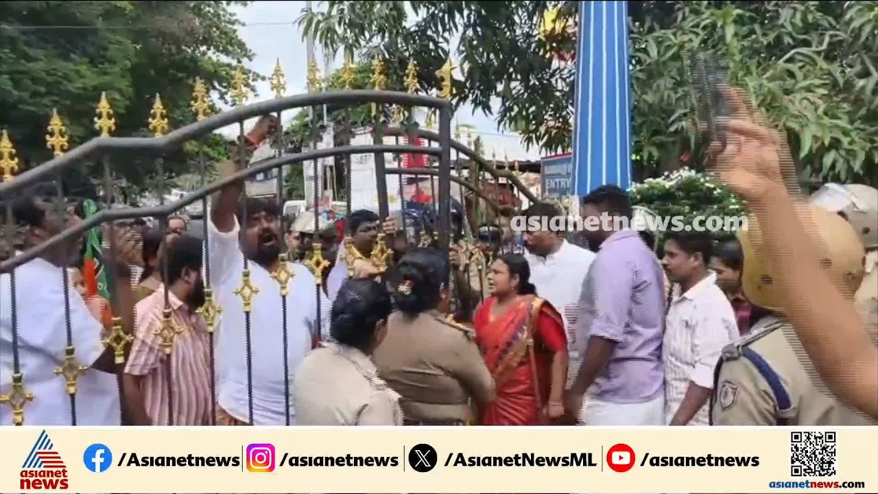 നെയ്യാറ്റിൻകര ജനറൽ ആശുപത്രിയിൽ രോഗി മരിച്ച സംഭവം; ആശുപത്രിയിലേക്ക് ബിജെപിയുടെ പ്രതിഷേധം