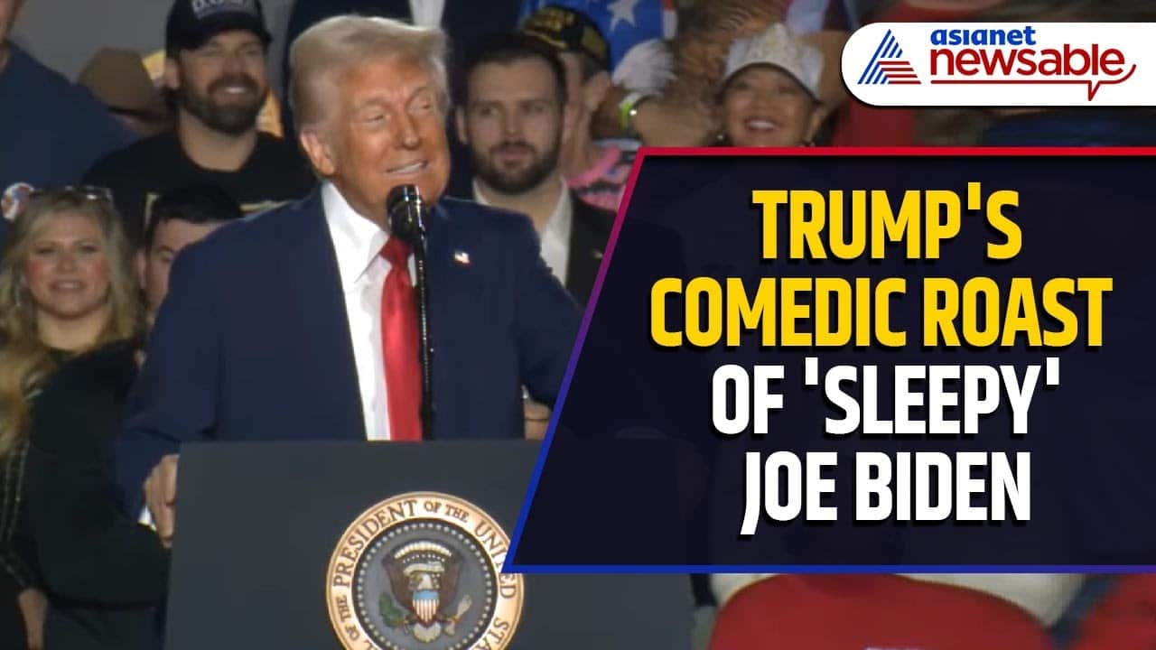 Trump's COMEDIC ROAST of 'Sleepy' Joe Biden Leaves Supporters in Splits | No Tax on Tips Speech