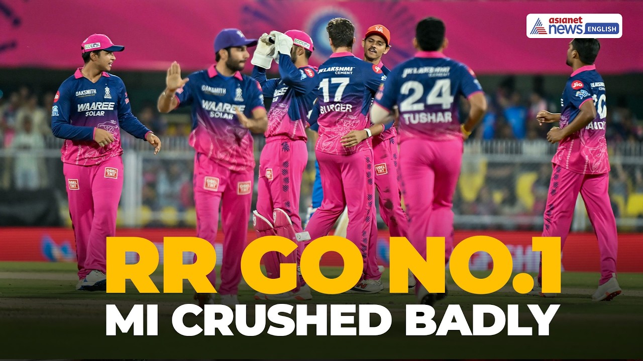 RR vs MI Highlights: Rajasthan Royals Storm to No.1 After Crushing Mumbai Indians | IPL 2026