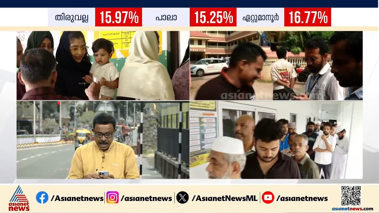 മൂന്ന് മണിക്കൂർ പിന്നിടുമ്പോൾ കേരളത്തിൽ 17 % പോളിംഗ്; വോട്ടെടുപ്പ് സമാധാനപരം