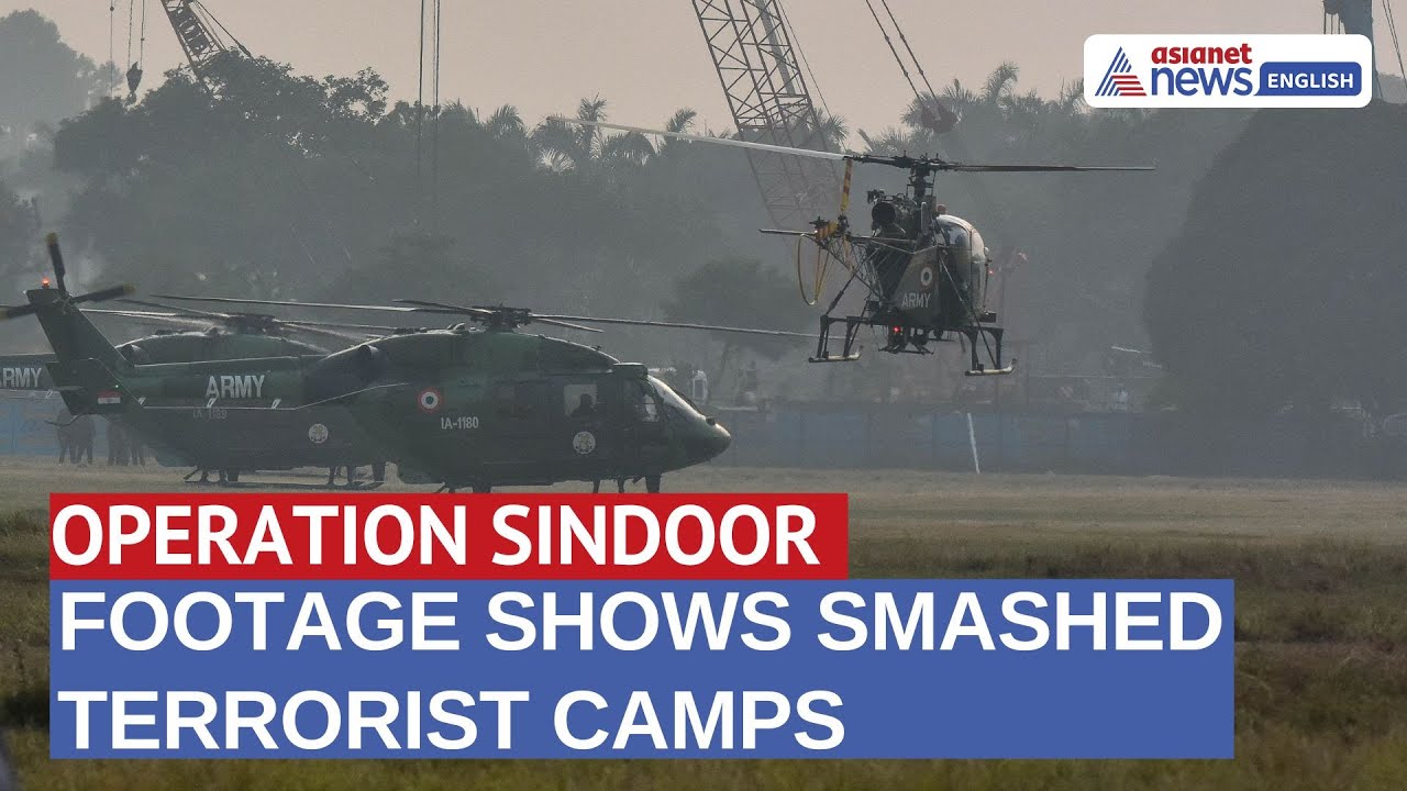 Operation Sindoor | Footage Reveals Smashed Terrorist Camps Near LoC | Asianet Newsable