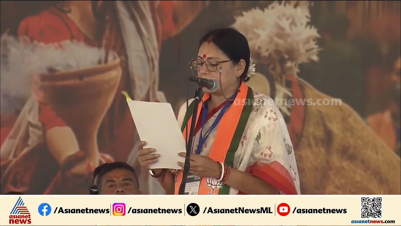 ബിജെപി സംസ്ഥാന ഉപാധ്യക്ഷ അഗ്നിമിത്ര പോൾ മന്ത്രിയായി സത്യ പ്രതിജ്ഞ ചെയ്തു