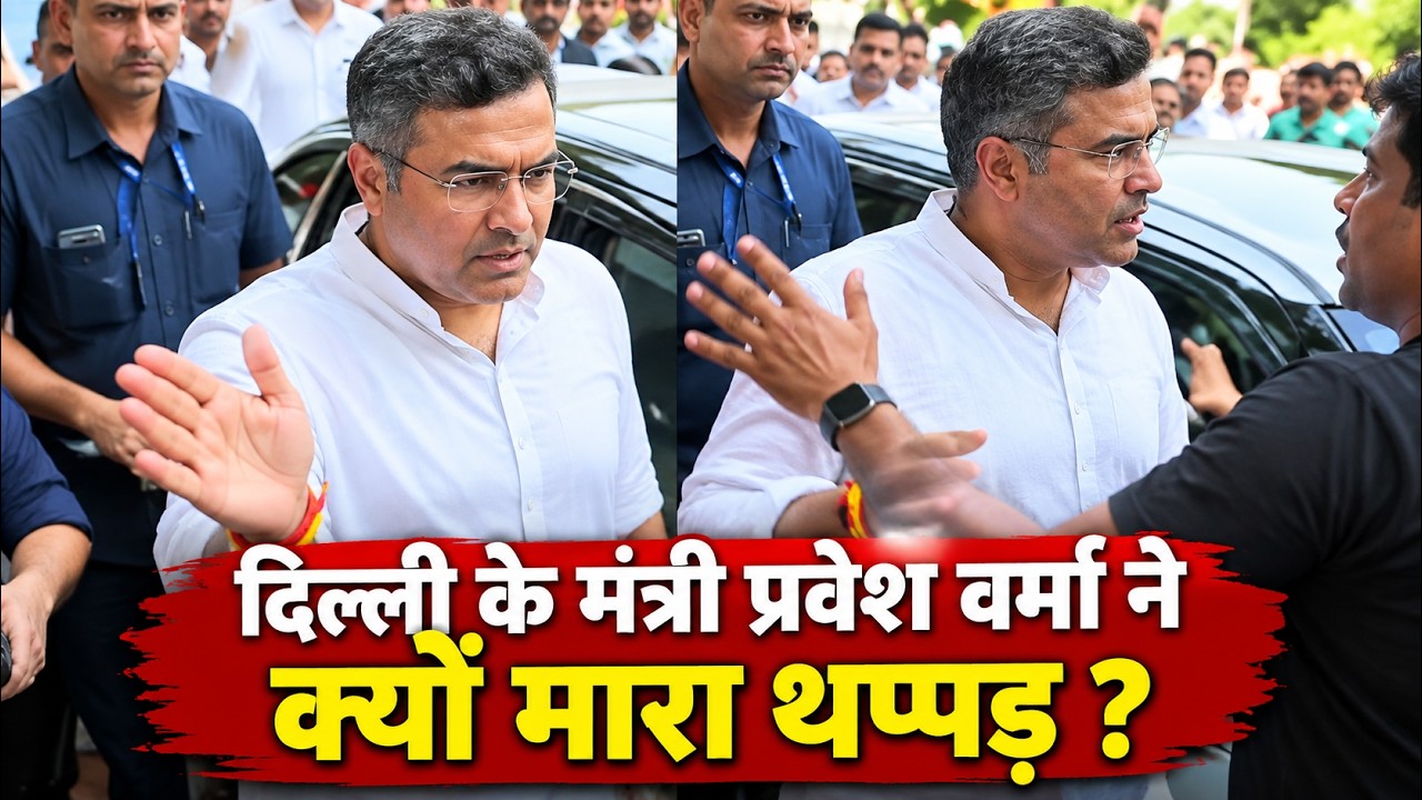 प्रवेश वर्मा ने युवक को क्यों जड़ा थप्पड़? सड़क पर ऐसा क्या हुआ गुस्से में आ गए मंत्री