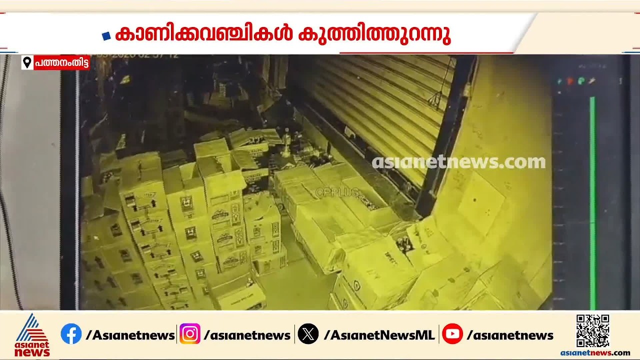 പത്തനംതിട്ട ജില്ലയിൽ വ്യാപക മോഷണം; കാണിക്കവഞ്ചികൾ കുത്തിത്തുറന്നു| Pathanamthitta | Theft