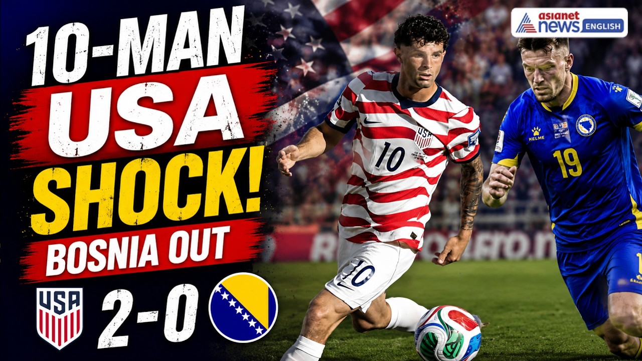 USA vs Bosnia Highlights: 10-Man USA March Into Round of 16 | FIFA World Cup 2026 | Football News