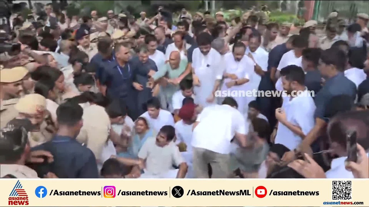 പ്രധാനമന്ത്രിയുടെ വസതിക്ക് സമീപത്തെ സമരവേദിയിലെത്തി മുഖ്യമന്ത്രി വിഡി സതീശൻ