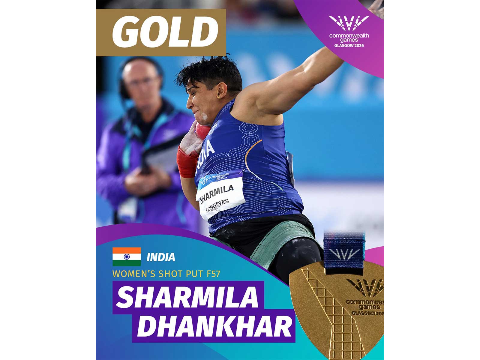 Yuvraj Singh lauds Sharmila Dhankar's historic CWG 2026 gold win