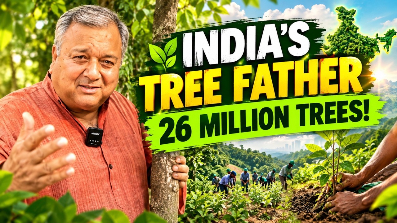 India's ‘Tree Father’ Set to Make India Greener | 26 Million Trees Planted | Must WATCH!