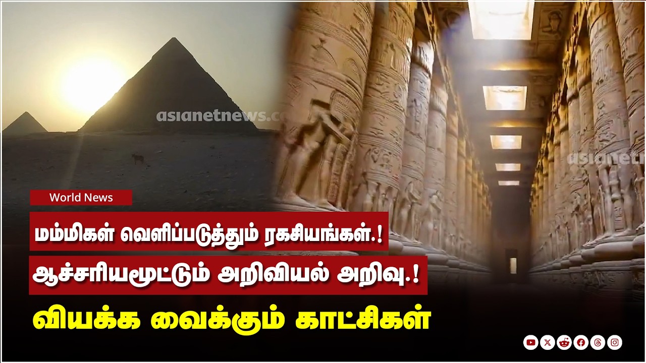 மம்மிகள் வெளிப்படுத்தும் ரகசியங்கள்.! ஆச்சரியமூட்டும் அறிவியல் அறிவு.!