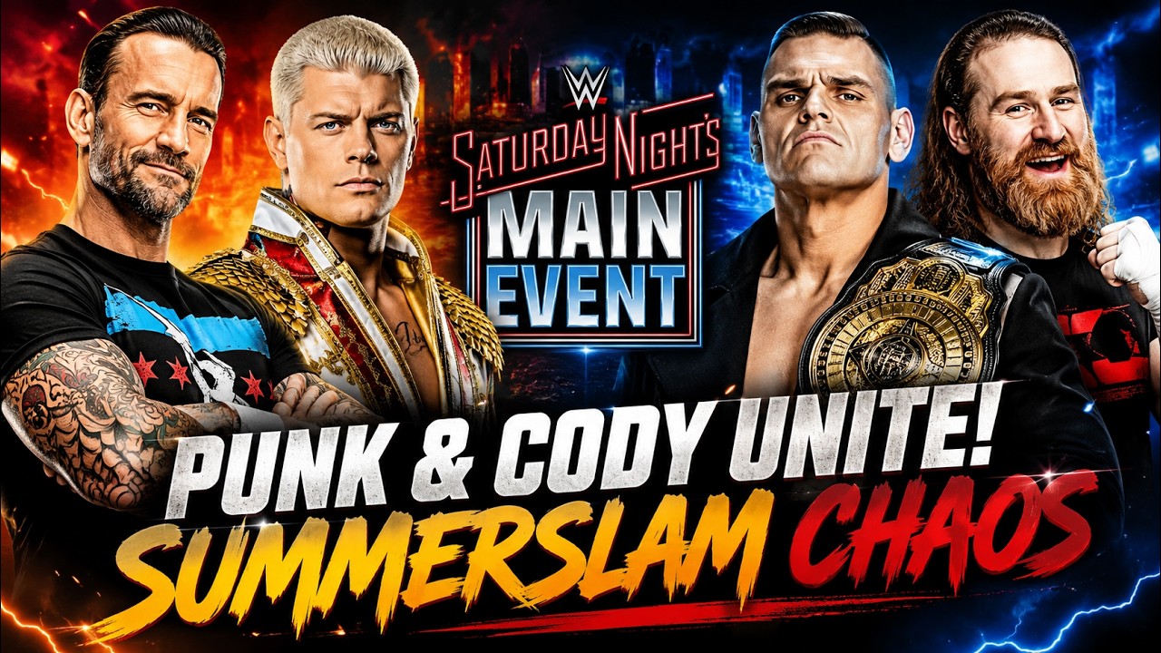 WWE Saturday Night Preview: CM Punk & Cody Rhodes vs Gunther & Sami Zayn