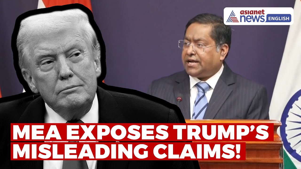 MEA EXPOSES Trump’s Misleading Claims Over India-US Trade deal, Refutes ‘Sir Remark’