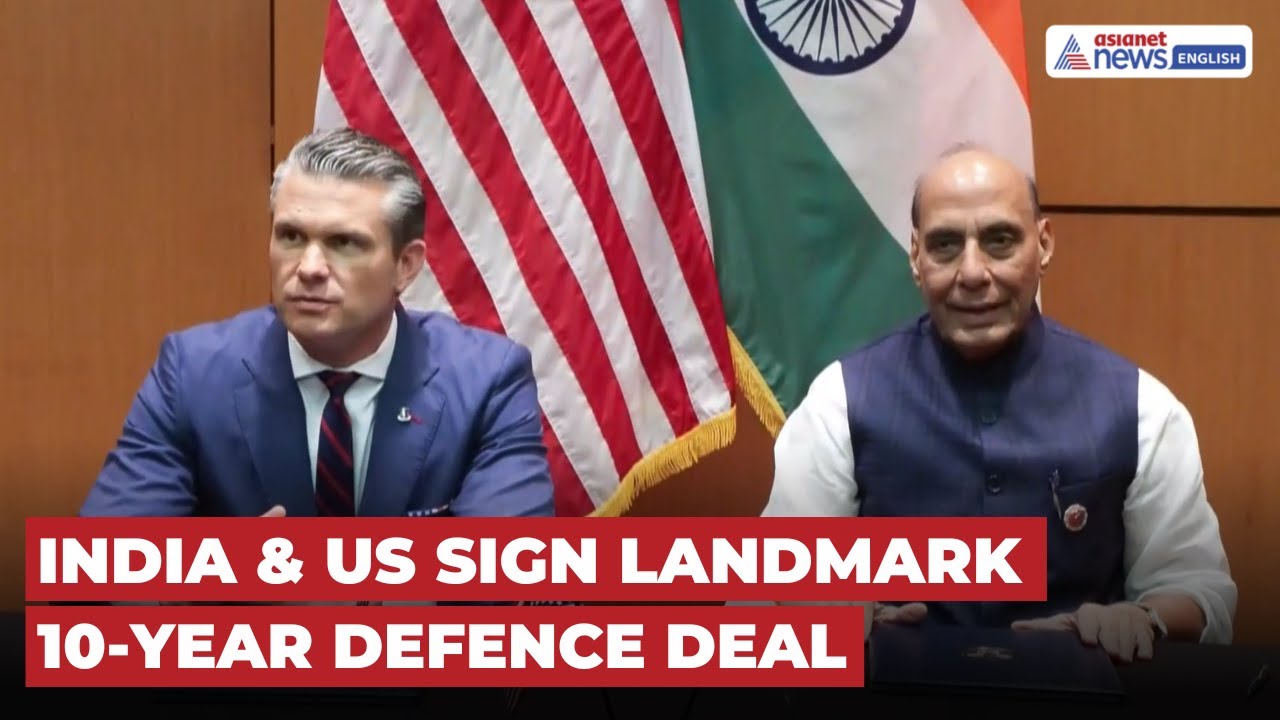 India, US Seal 10-Year Defence Pact After Rajnath–Hegseth Talks in Malaysia