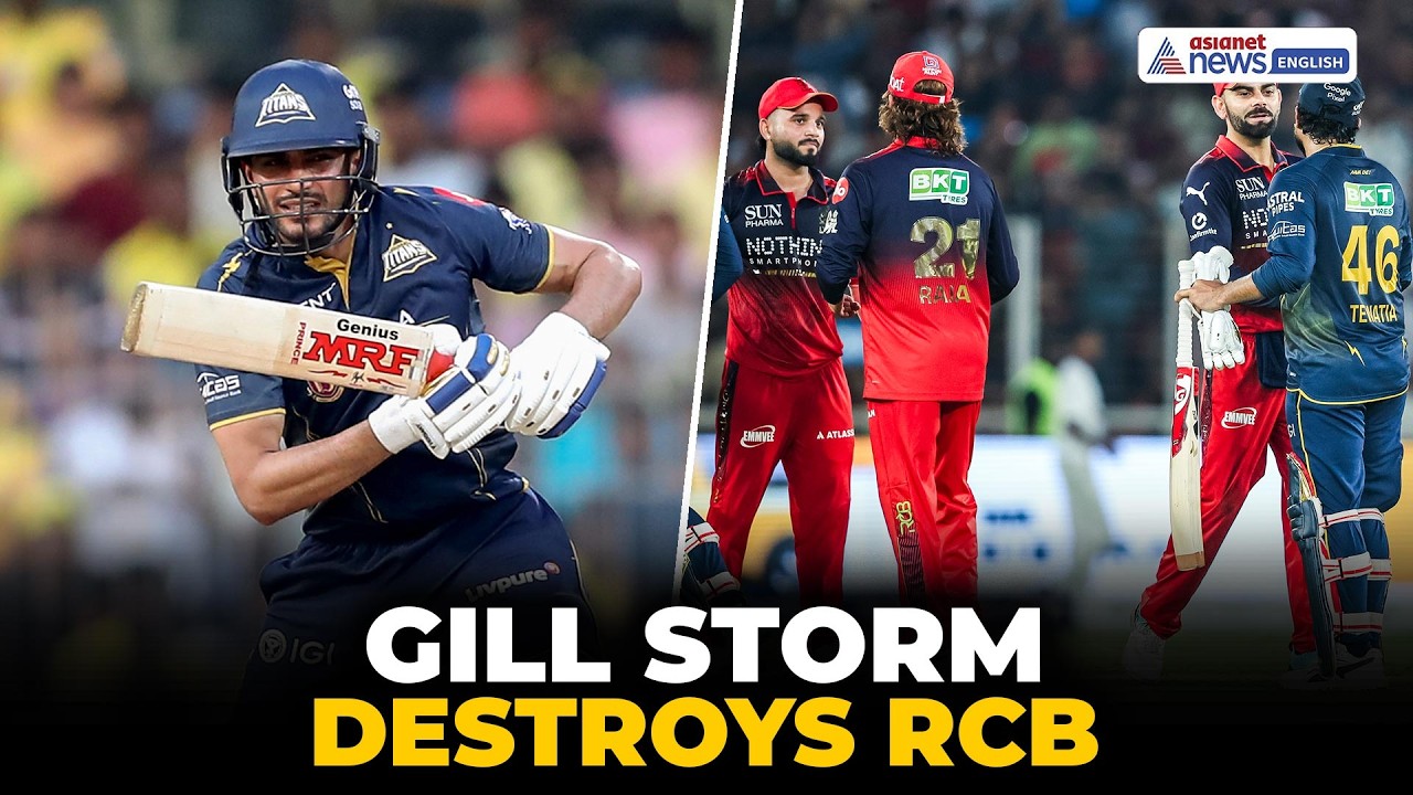 GT vs RCB Highlights: Gill Storm Sinks RCB in Ahmedabad Thriller