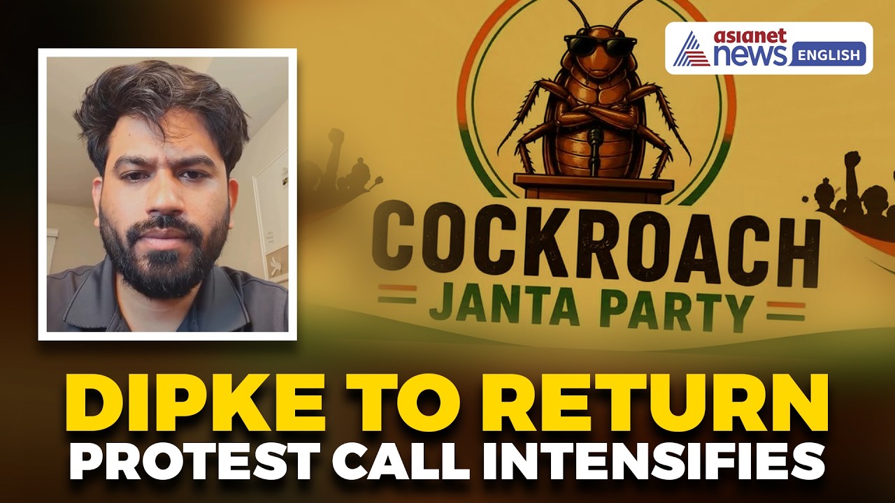 Cockroach Janta Party Founder Abhijeet Dipke To Return To India | Politics
