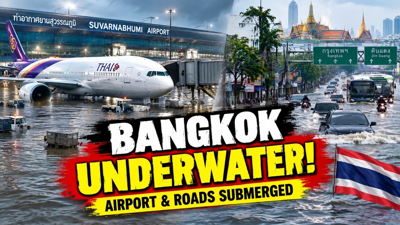 Bangkok Floods: Airport & Roads Submerged | Streets Underwater| World News