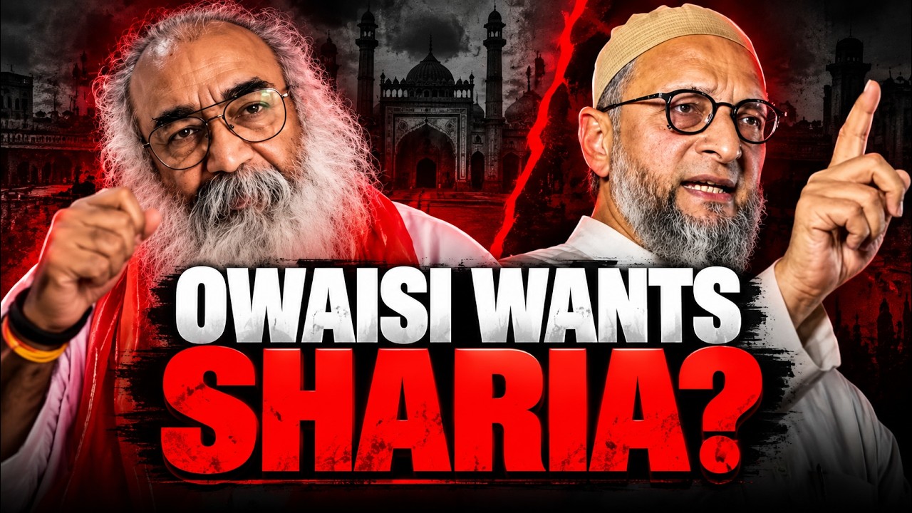 Acharya Pramod Krishnam Vs Asaduddin Owaisi: 'He Wants Sharia Law in India?' | Politics