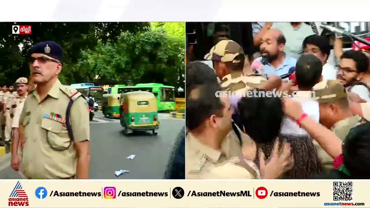 ദില്ലിയിൽ ഗ്യാനേഷ് കുമാറിന്റെ രാജി ആവശ്യവുമായി പ്രതിപക്ഷ പാർട്ടികളുടെ പ്രതിഷേധം തുടരുന്നു