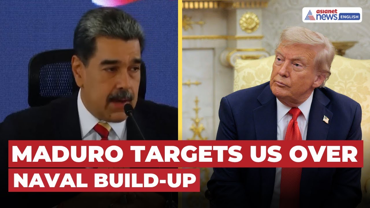Venezuela’s Maduro Says US Seeking Regime Change With Naval Build-Up